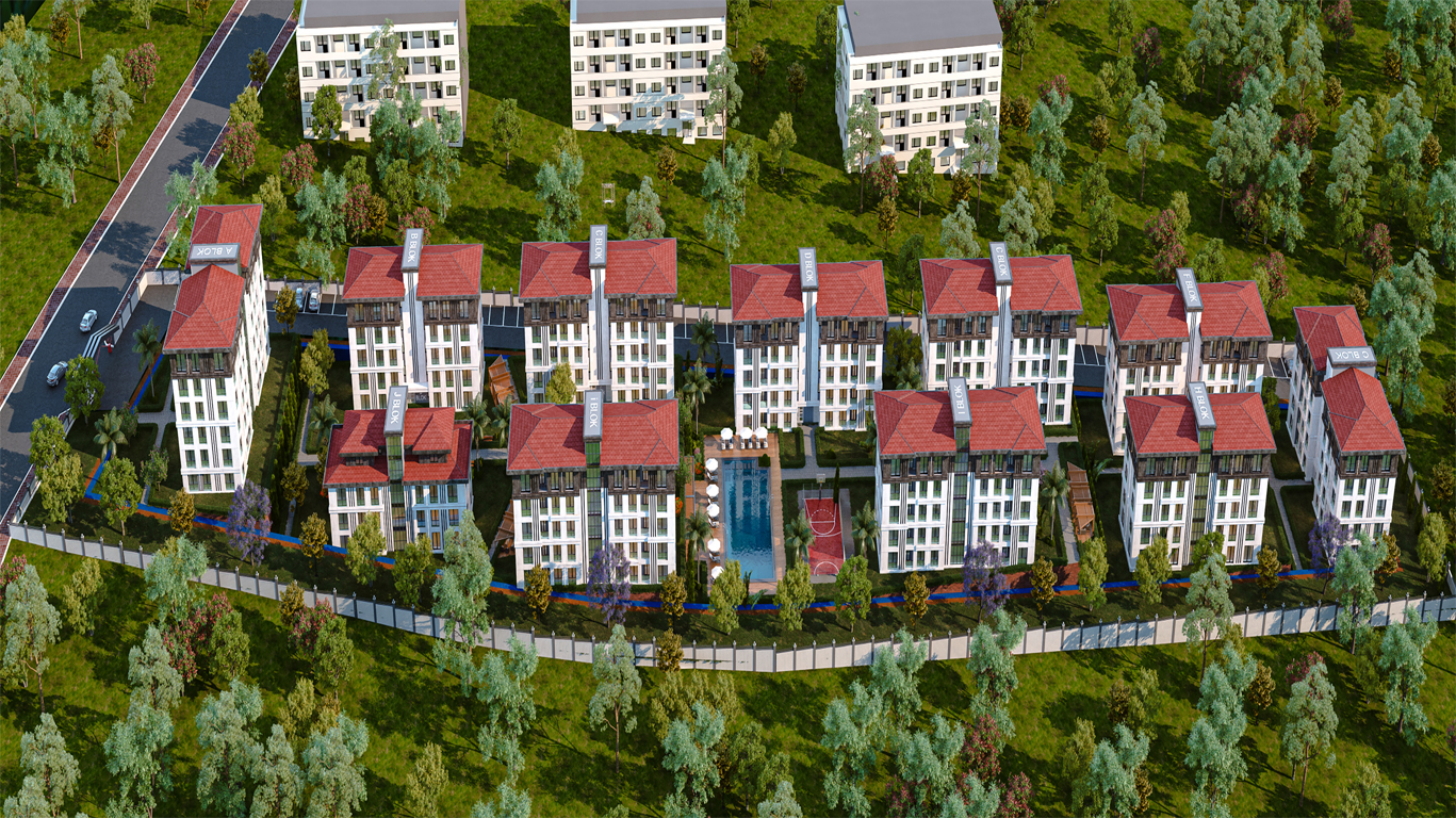 Adjacent to the Bahcesehir pond is where your new comfort is