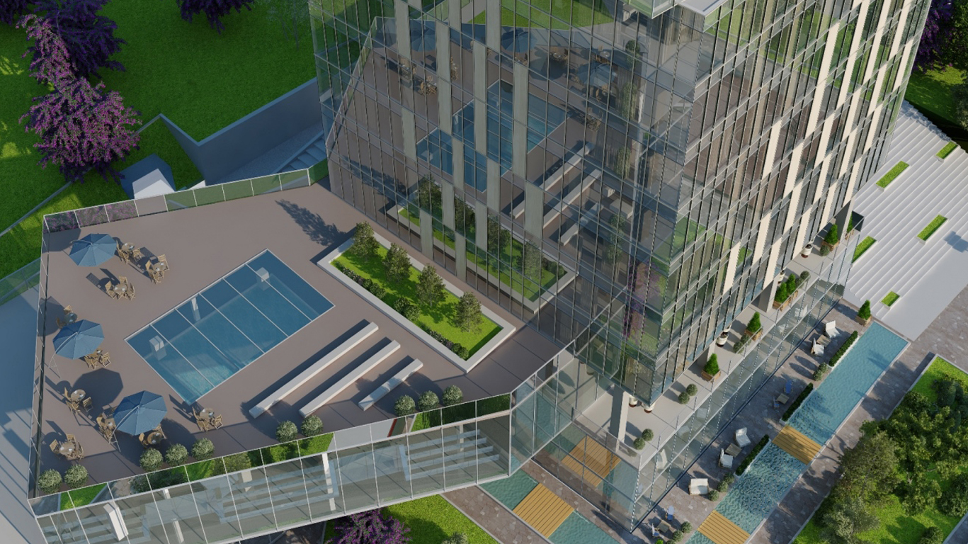 A Single Tower That Stands Out Amongst New Builds of Kartal