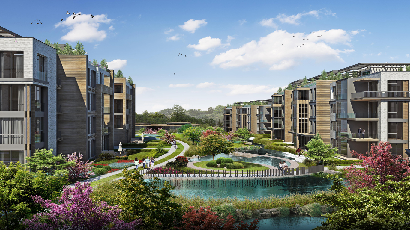 A gorgeous housing development within a seaside neighbourhood,