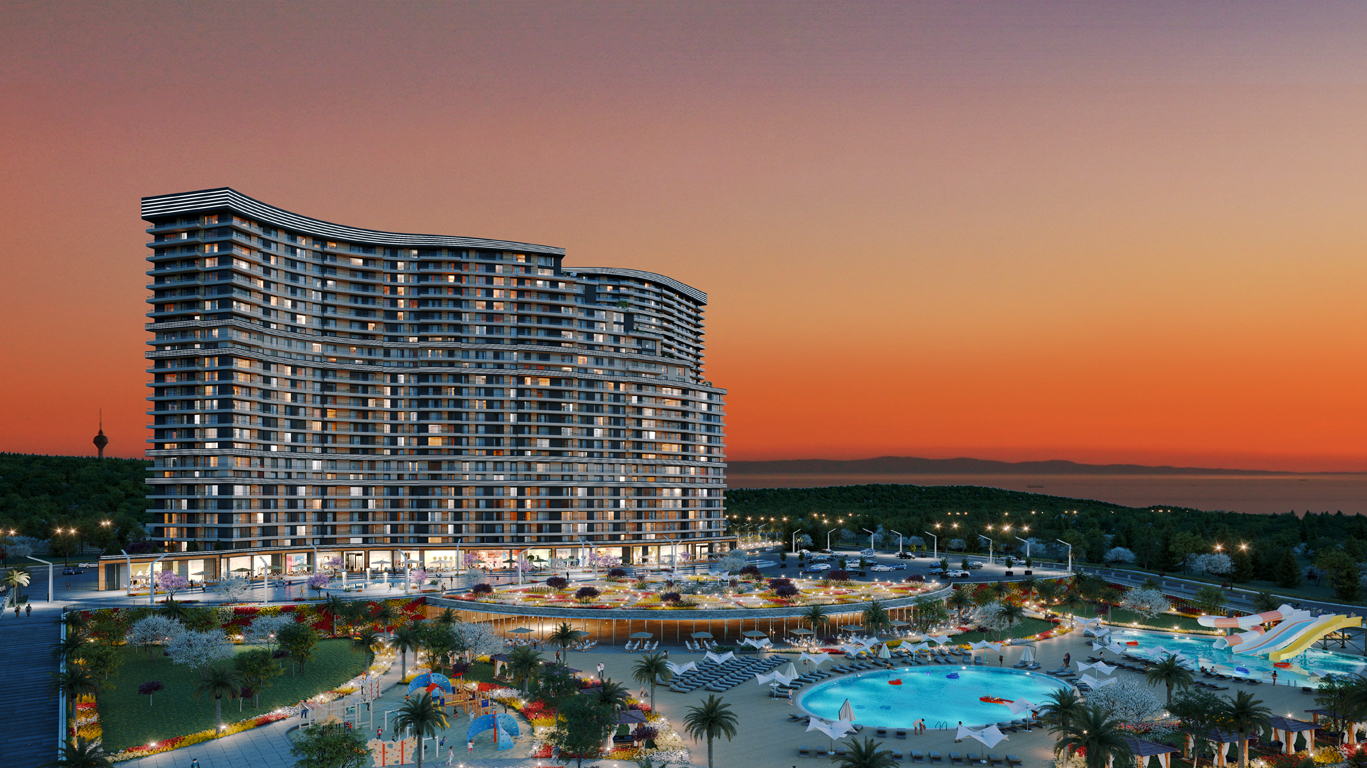 A gorgeous housing development within a seaside neighbourhood,