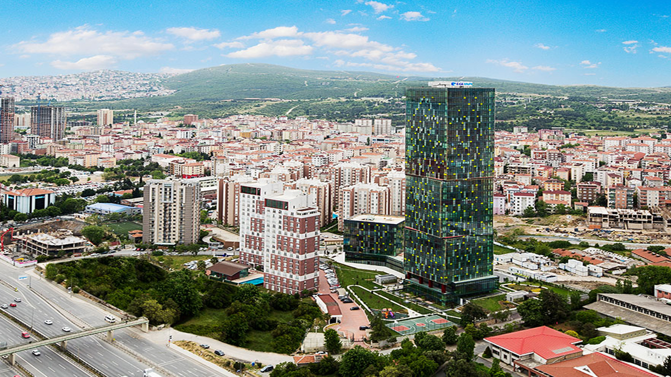 A Single Tower That Stands Out Amongst New Builds of Kartal