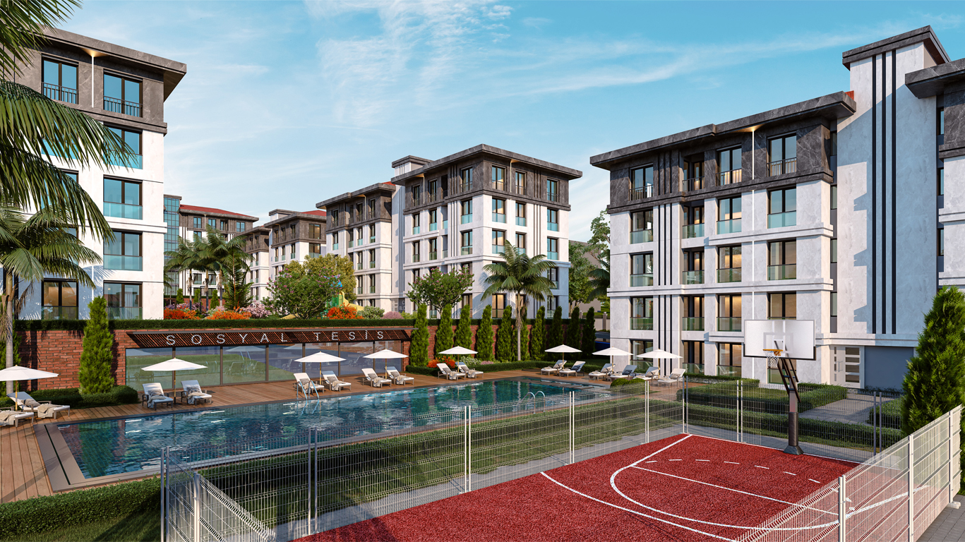 Adjacent to the Bahcesehir pond is where your new comfort is