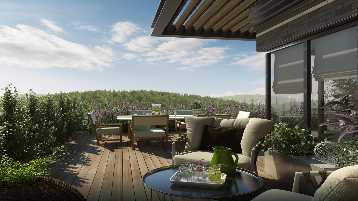 A gorgeous housing development within a seaside neighbourhood,